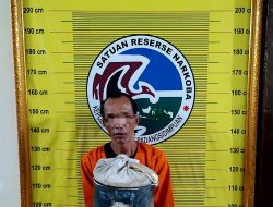 Ditangkap, Pria Setengah Abad Asal Silayang-Layang Sidimpuan Batal Jual Ganja